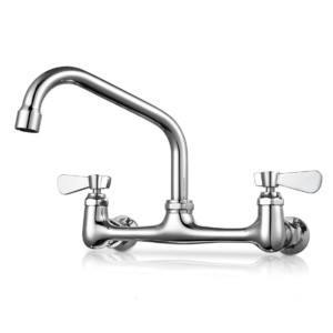 Kitchen Commercial Sink Faucet Double Handle