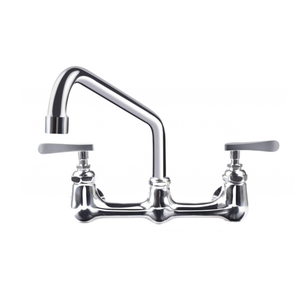 Kitchen Commercial Sink Faucet Double Handle