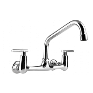 Kitchen Commercial Sink Faucet Double Handle